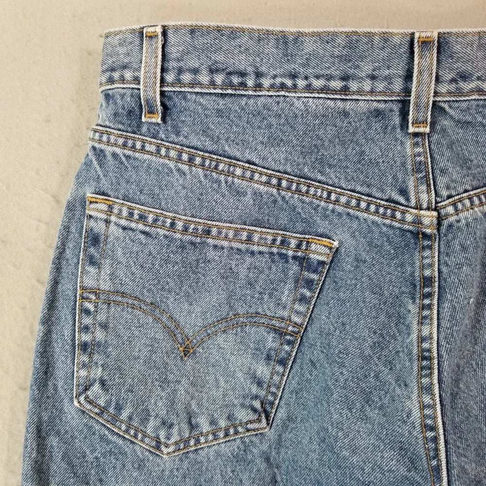 Levi's jeans men's 34x29 relaxed fit straight blue denim pants